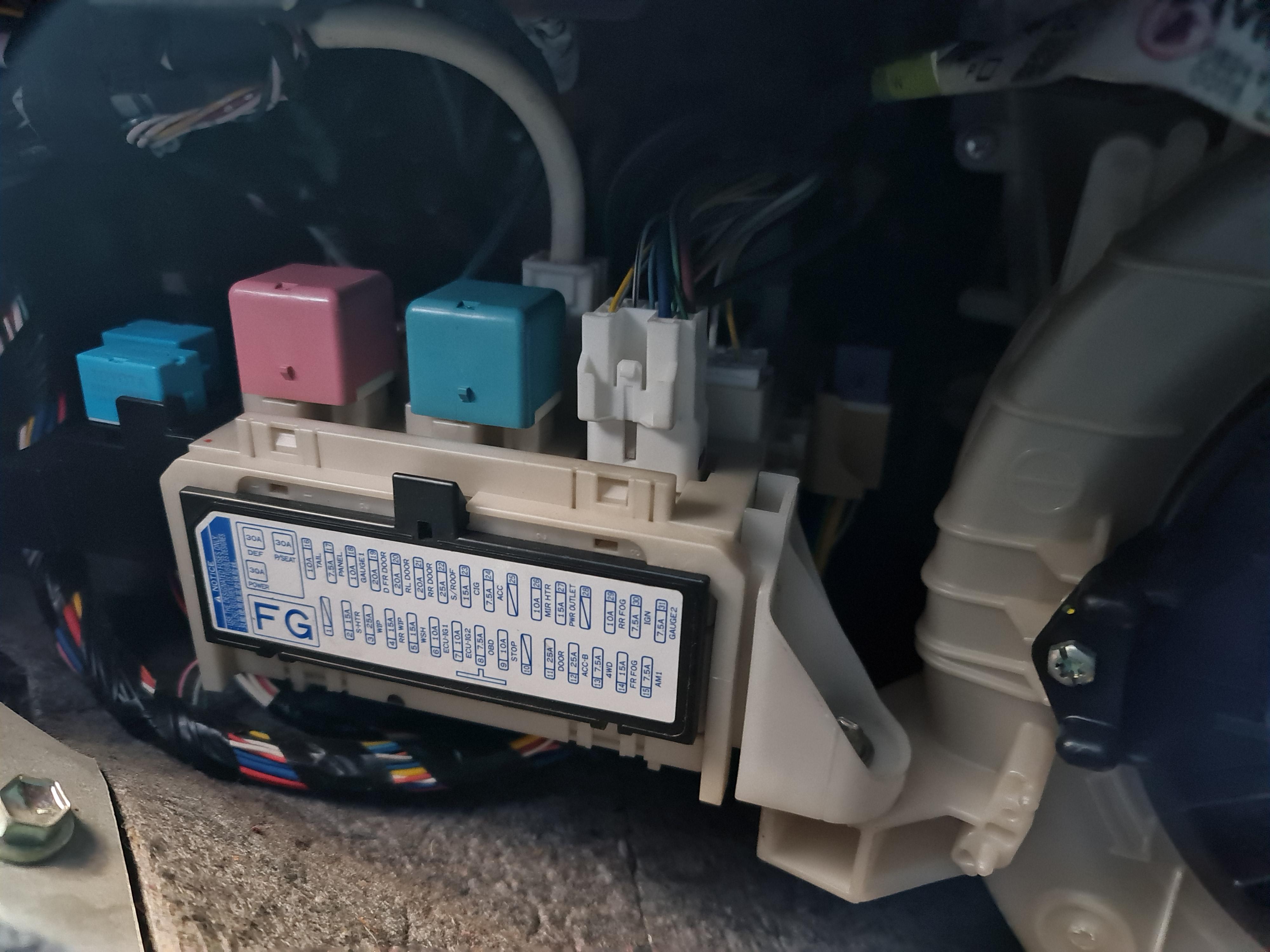 2008 toyota rav4 cigarette lighter fuse location box - Club - Owners Club Interior Fuse Box Location: 2008